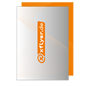 Haftnotizen-Set 50 Blatt mit Papiermarkern und bedruckten Inhalt im Softcover-Kartonumschlag, 4/0-farbig bedruckt